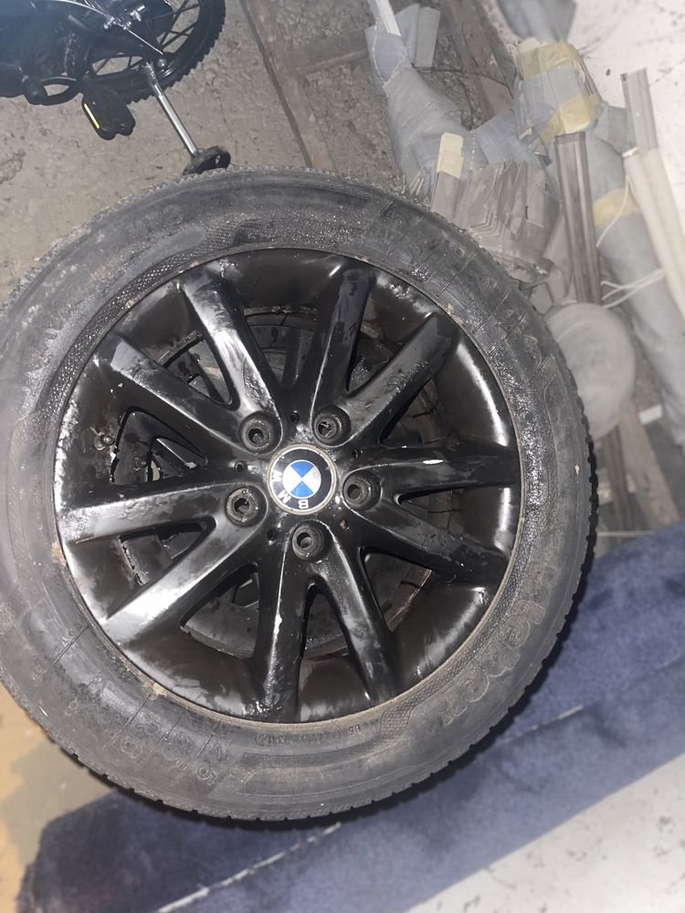 Jante BMW + cauciucuri 215 15 16