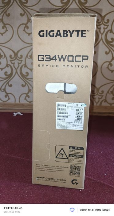 Gigabyte G34WQCP-EK sotiladi