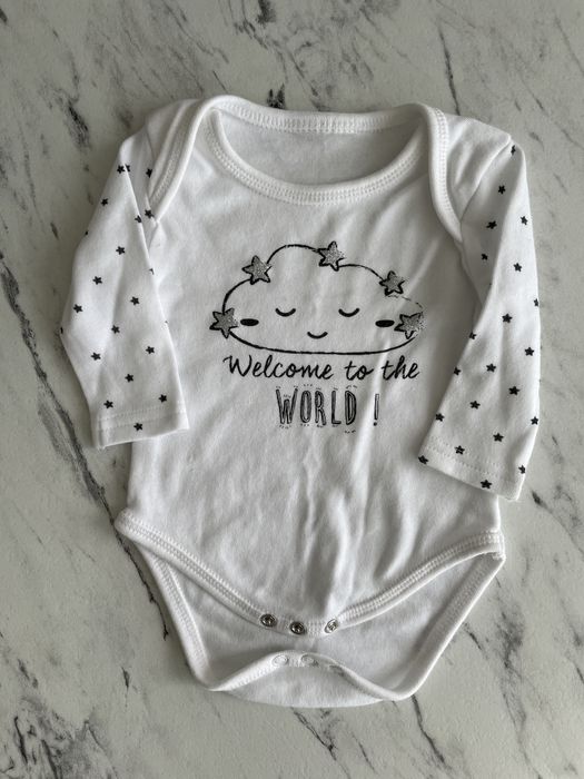 Бебешки бодита 3 броя, 0-6 м