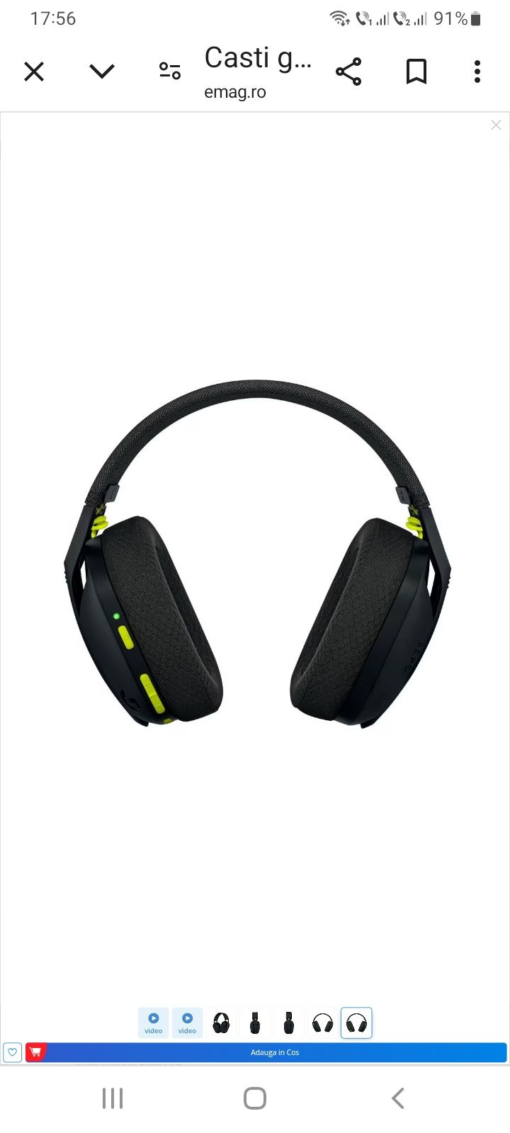 Căști gaming Logitech G435