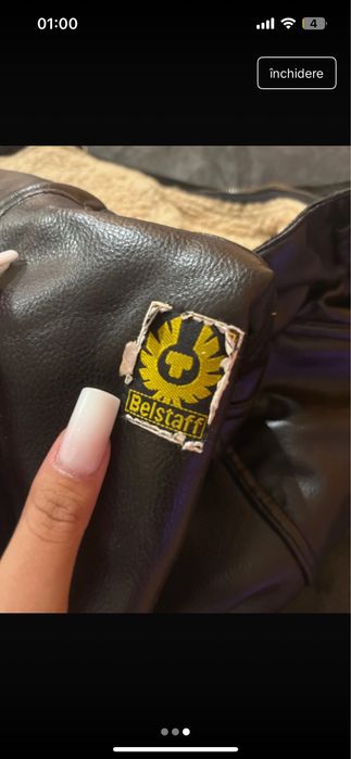 Geaca belstaff, piele