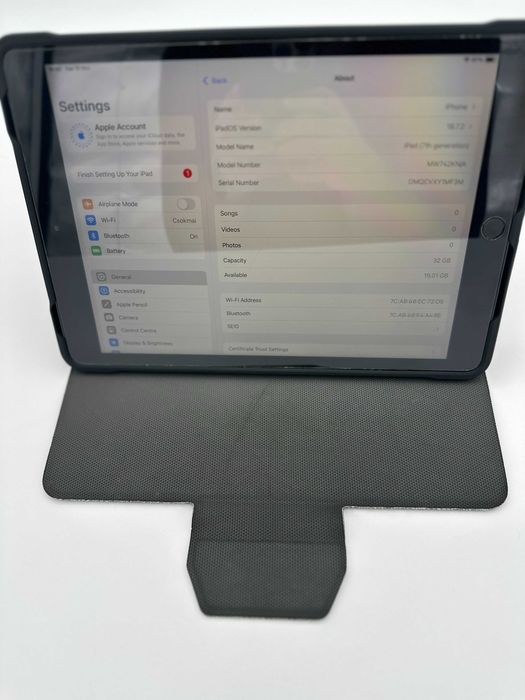 iPad 7, 32 GB, 91% bat