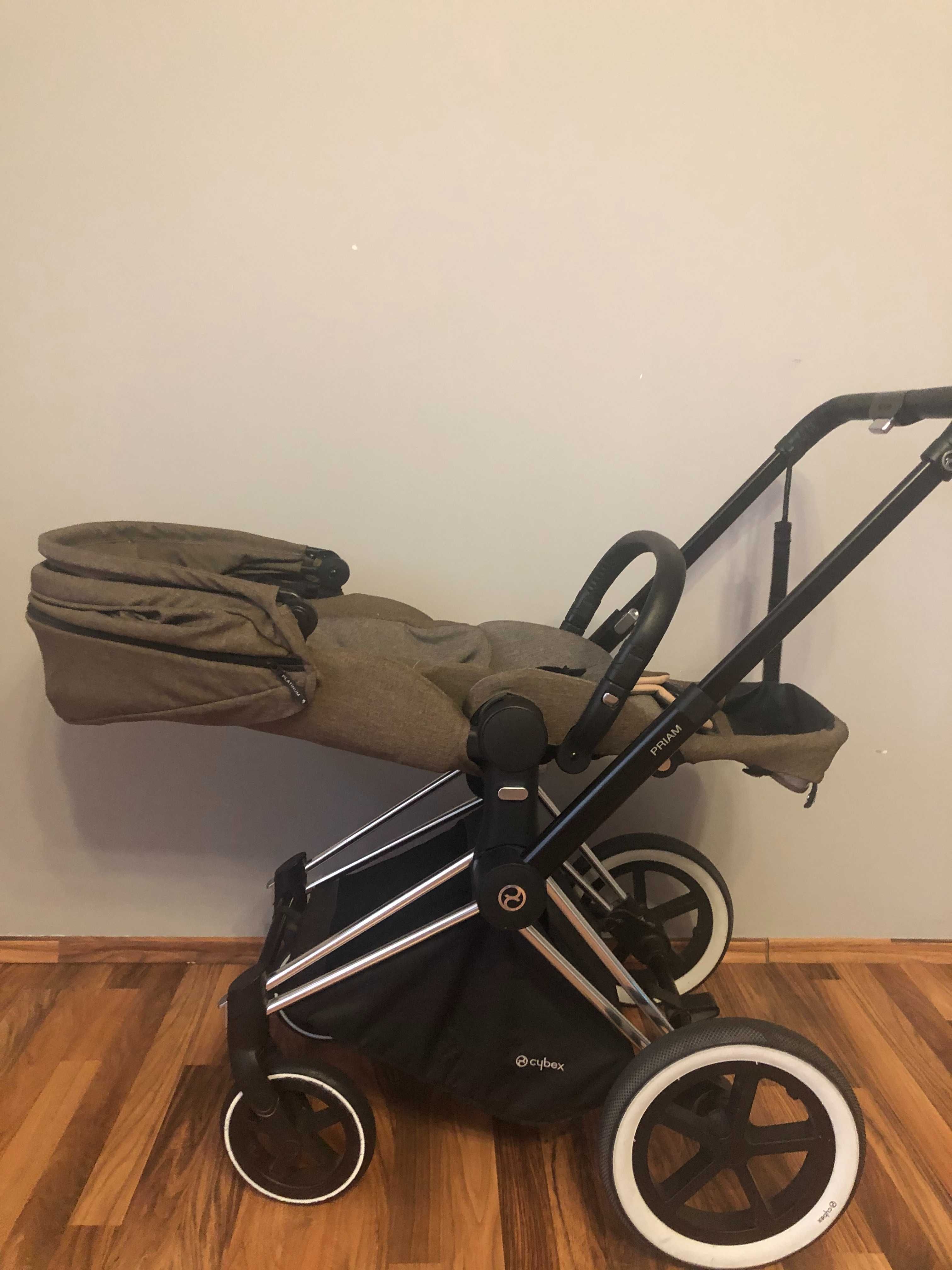 Коляска Cybex Priam с рамой All terrain Chrome