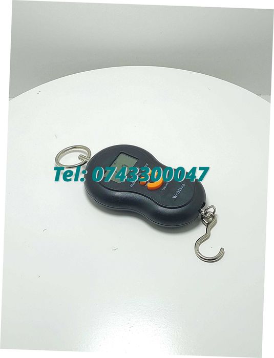 Cantar Digital De Mana Cu Carlig  50kg  Ecran Lcd Iluminat