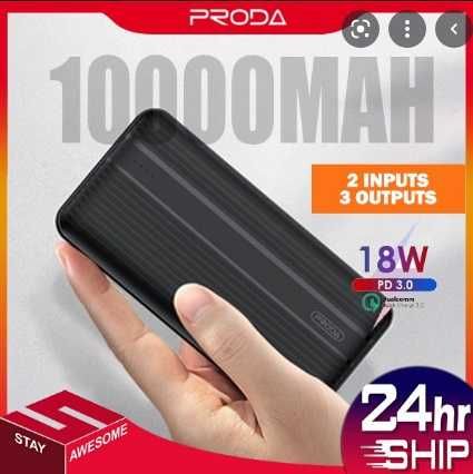 Power Bank PRODA PD-P68/ 10.000 mAh быстрая зарядка оригинал