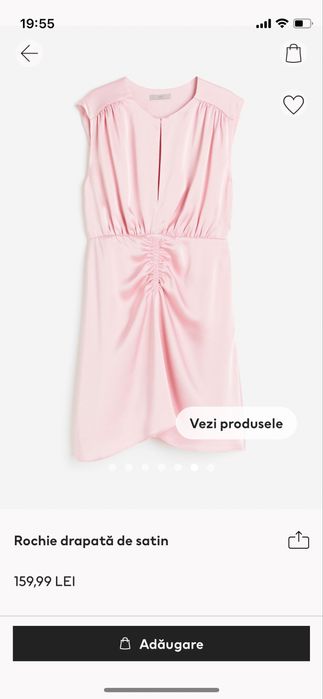 Rochie noua satin