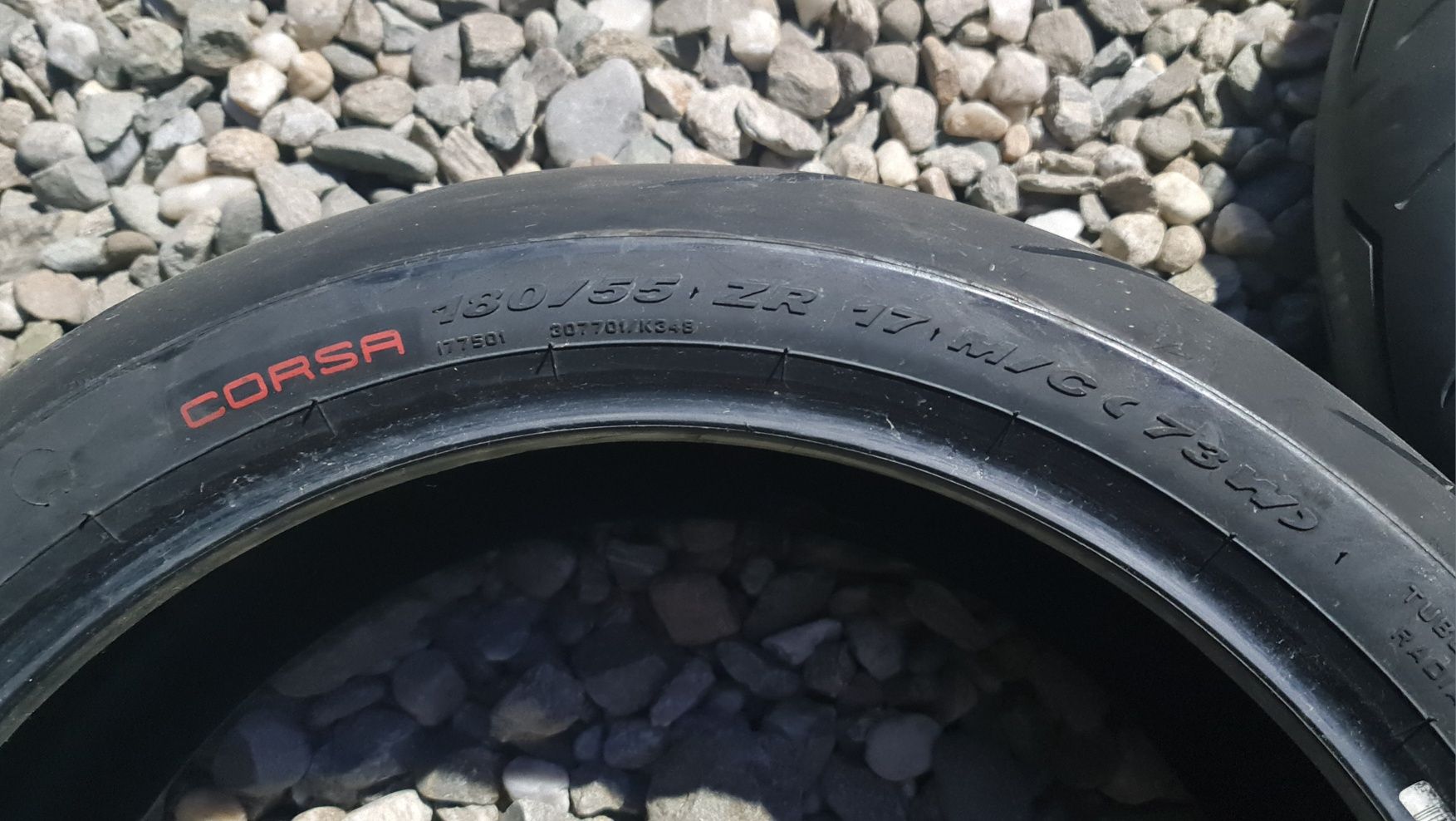 Set Anvelope moto / motocicleta Pirelli Diablo Rosso Corsa fata+spate