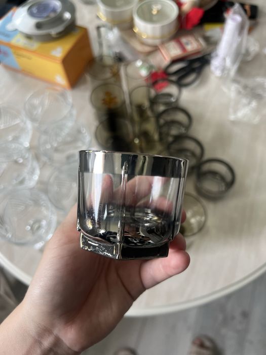 Бокалы хрустальные и стеклянные