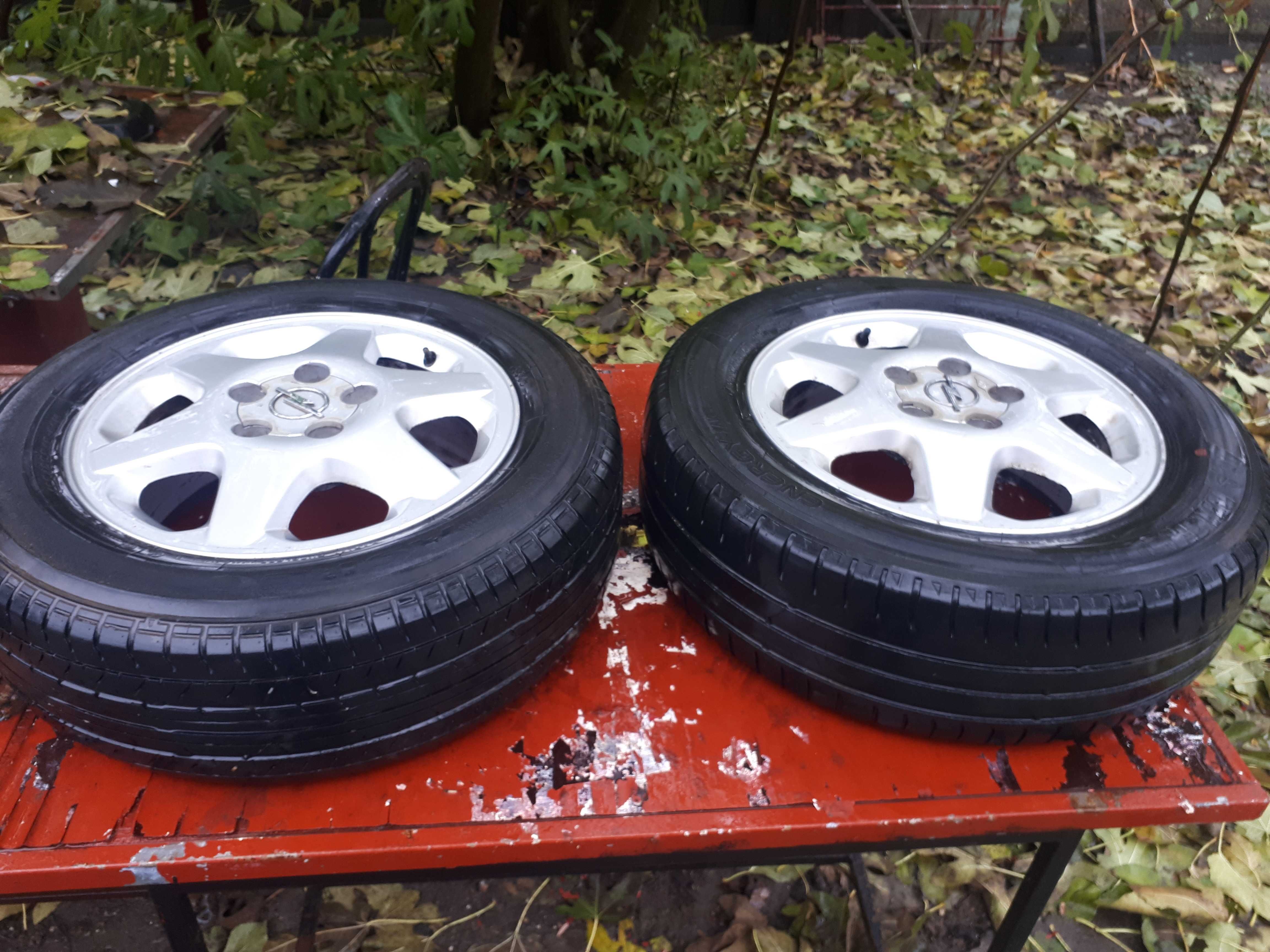 Jante Aliaj+Anvelope Opel  R15-5×110