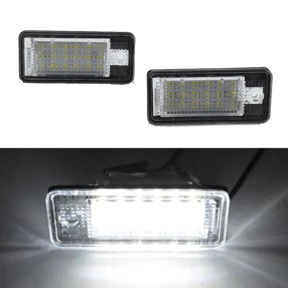 Set becuri lampi led numar înmatriculare Audi A4 B6 B7 A3 8P A6 A8 Q7