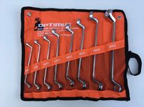 Set / Trusa / Husa chei inelare cu cot 8 piese 6 - 22 chrome vanadium