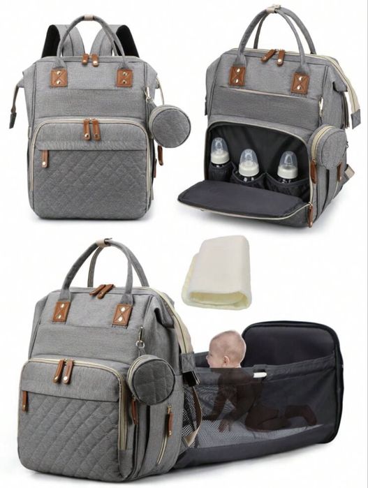 Vand rucsac organizator bebelusi multifunctional pt schimbat/dormit
