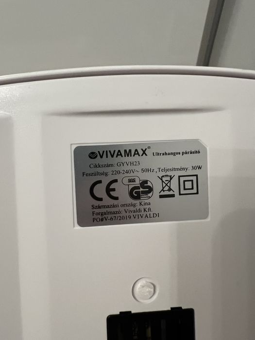 Umidificator ultrasonic Vivamax