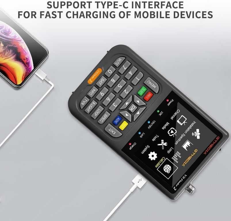 GT MEDIA V8 Finder2 за Сателитенa Цифровa Телевизия FTA DVB-S/S2/S2X