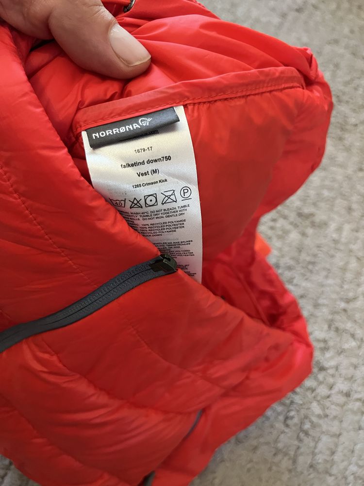 Norrona Falkerind Down 750 Vest-оригинален елек/грейка
