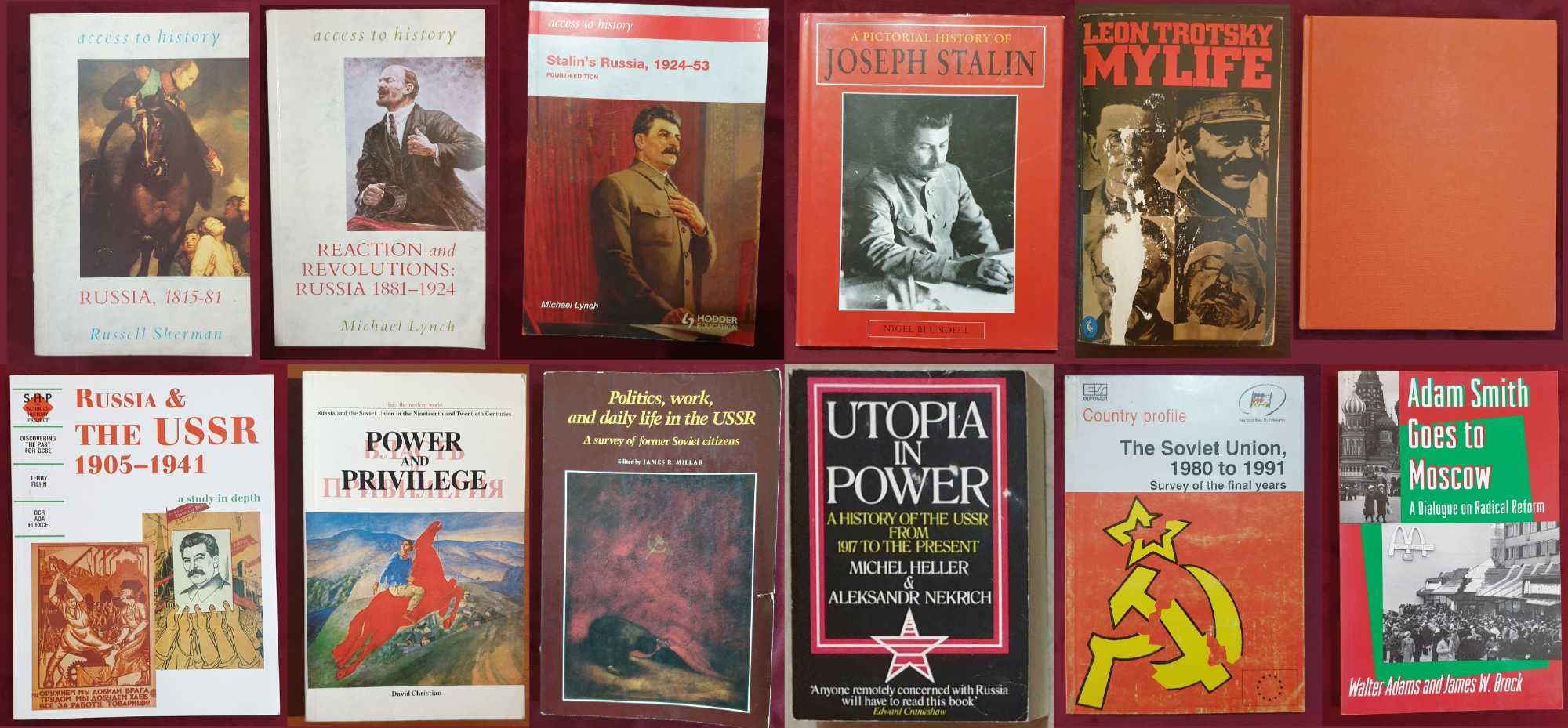 Русия и СССР - история, политика, общество, икономика [12 книги]