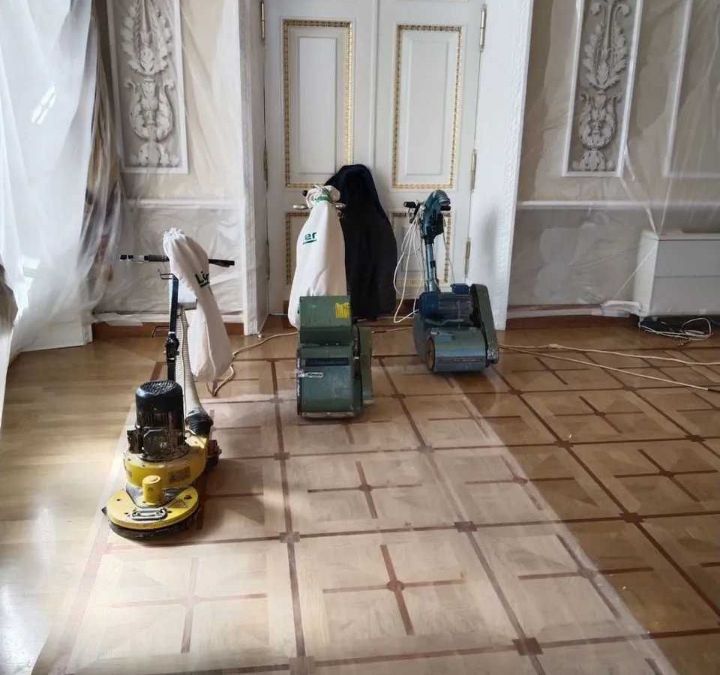 Шлифовка укладка пол паркет ламинат декор киламз