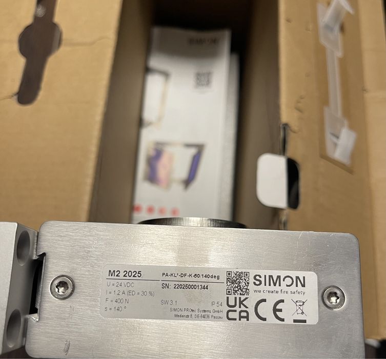 Kit automatizare desfumare pentru usi SIMON