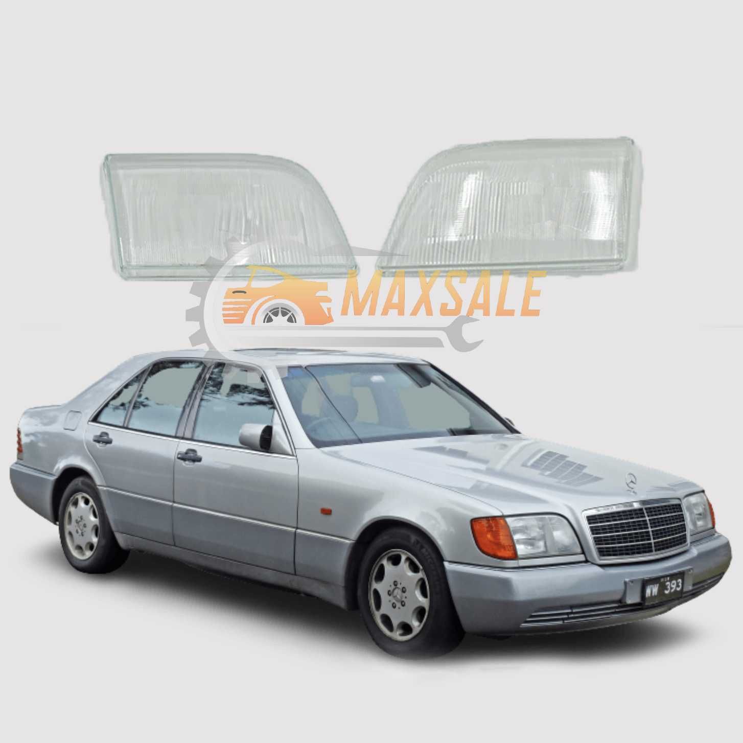 Капаци фарове комплект Mercedes W140 104 (96-98) фар Мерцедес В140 104