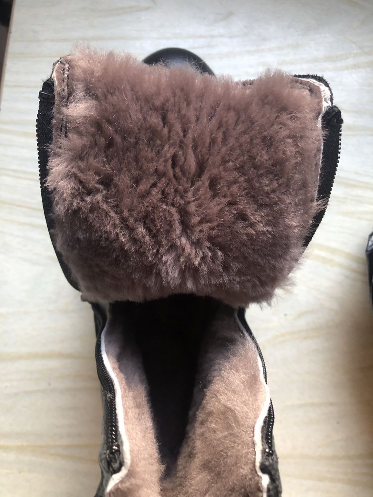 Продам НОВУЮ Мужскую Турецкую кожаную зимнюю обувь