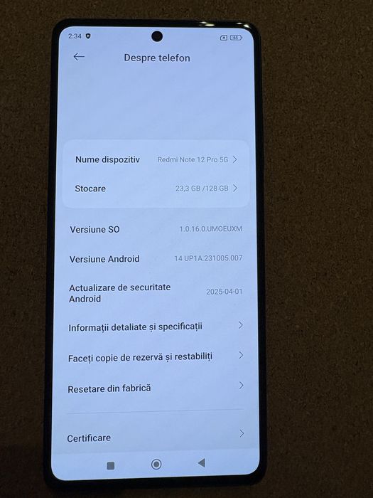 Xiaomi Redmi Note 12 Pro 5G ID-XXL2871