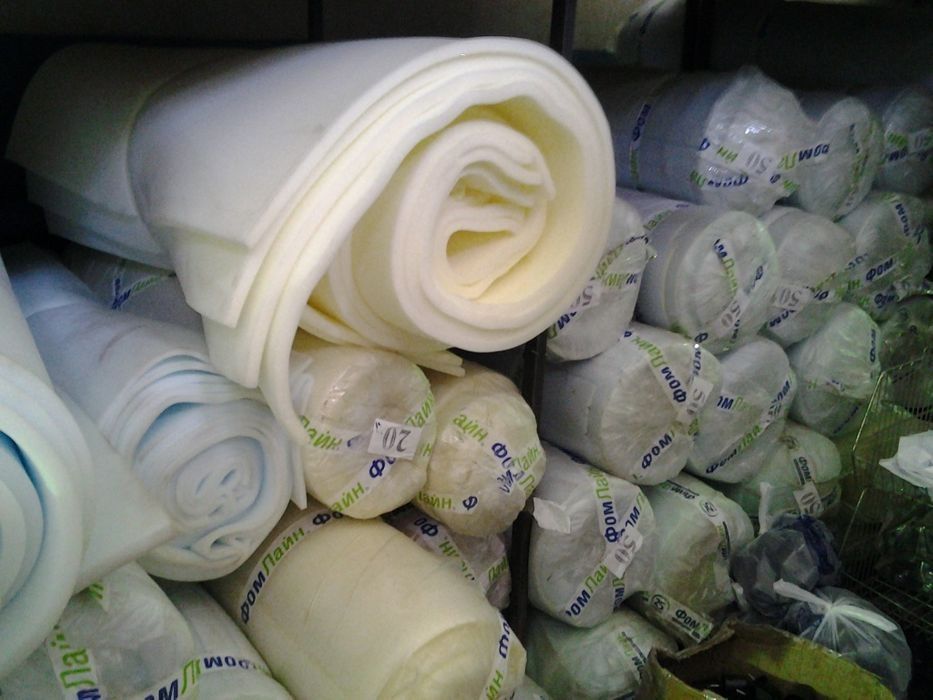 Мебельные поролоны и для матрасов!