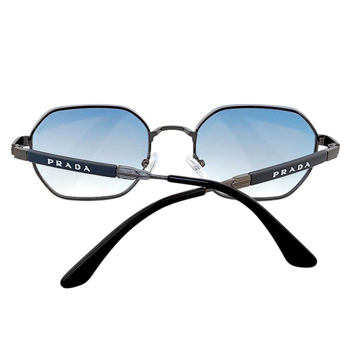 Prada2026 унисекс слънчеви очила ромбоидни стъкла и метална рамка