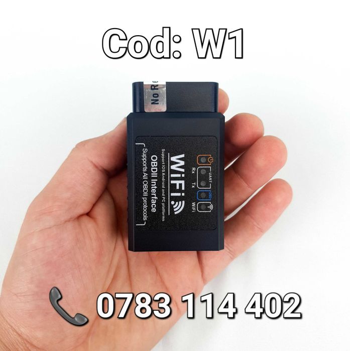 Interfata-Diagnoza Auto-IOS Sau Android-ELM327-OBD2-Tester-PROF-New-W1