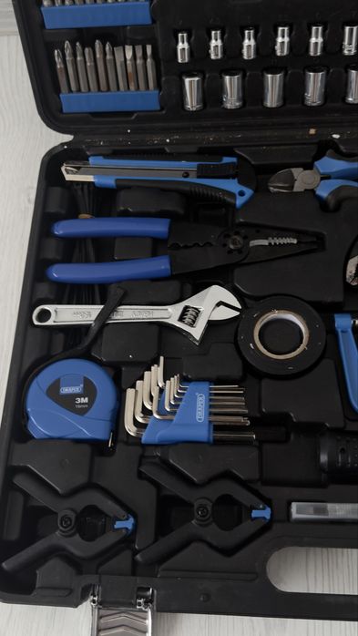 Комплект ръчни инструменти за автомобилна употреба Draper, 138 части