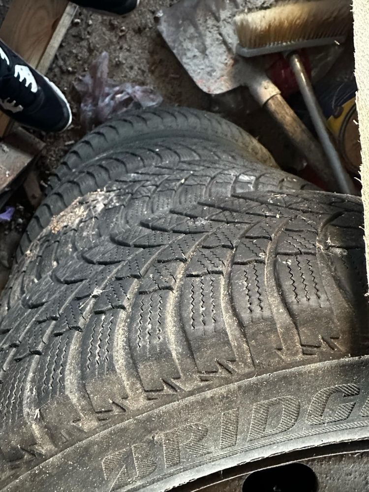 Джанти железарки 16” 5х100 със зимни гуми bridgestone 195/65R16