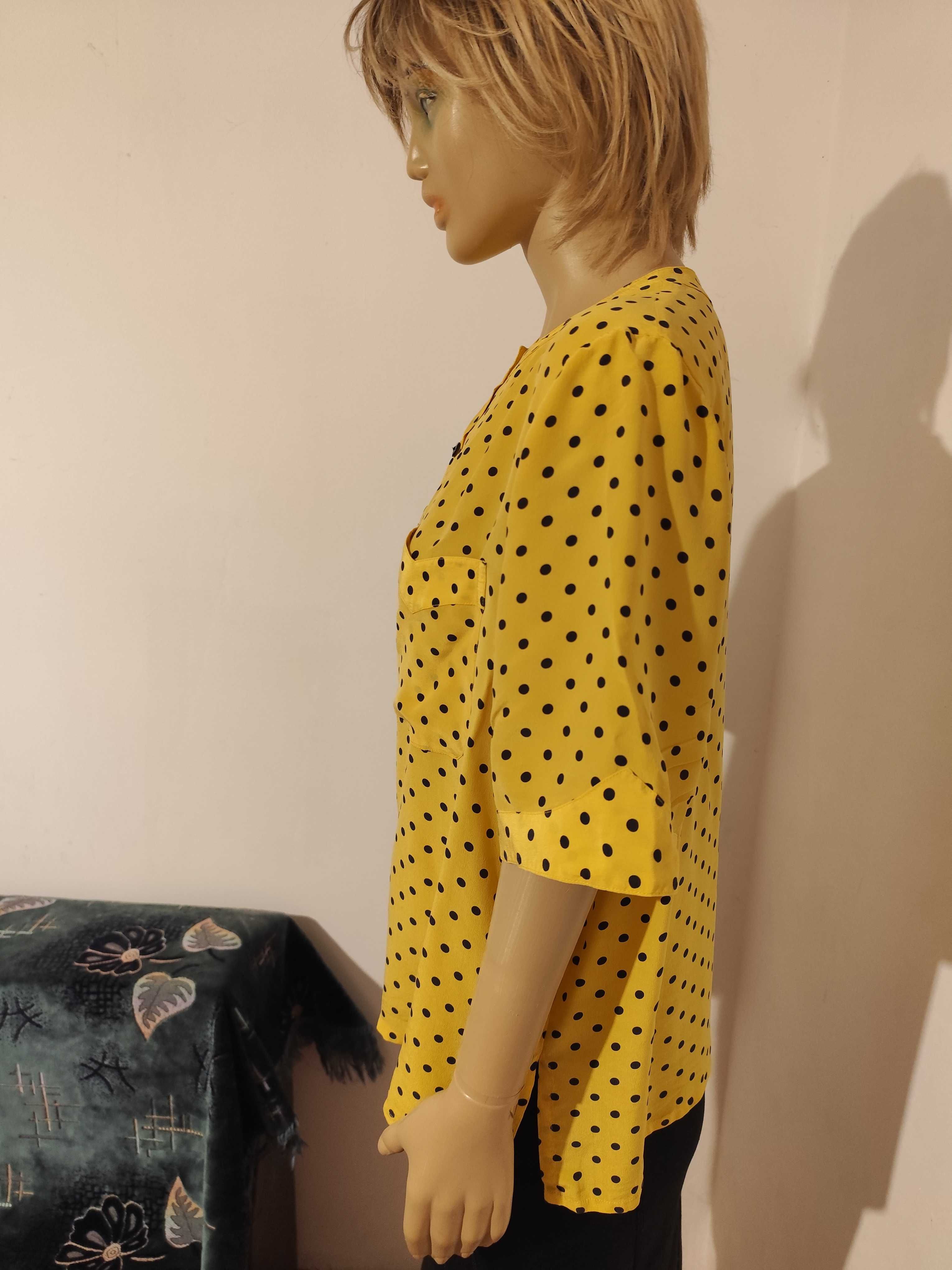 Bluza de matase naturala ROSITTA-masura 42-44-Noua!