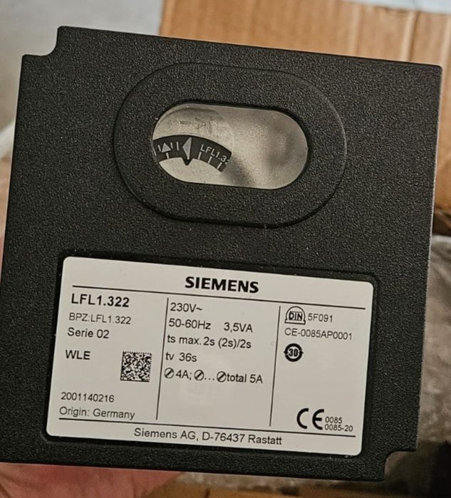 Автомат горения (блок управления) ,LAL2.25, LFL 1.322