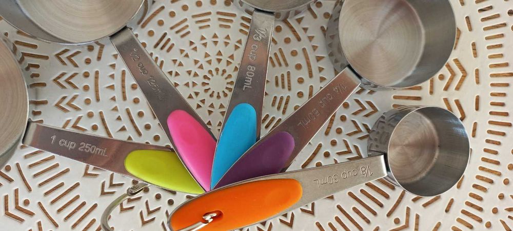 Мерителни чашки от неръждаема стомана - 5 броя