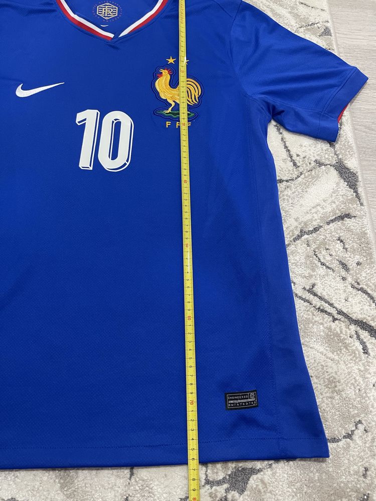 Tricou Franța Euro 2024/25 Home Authentic Mbappe #10 Nike Player Issue