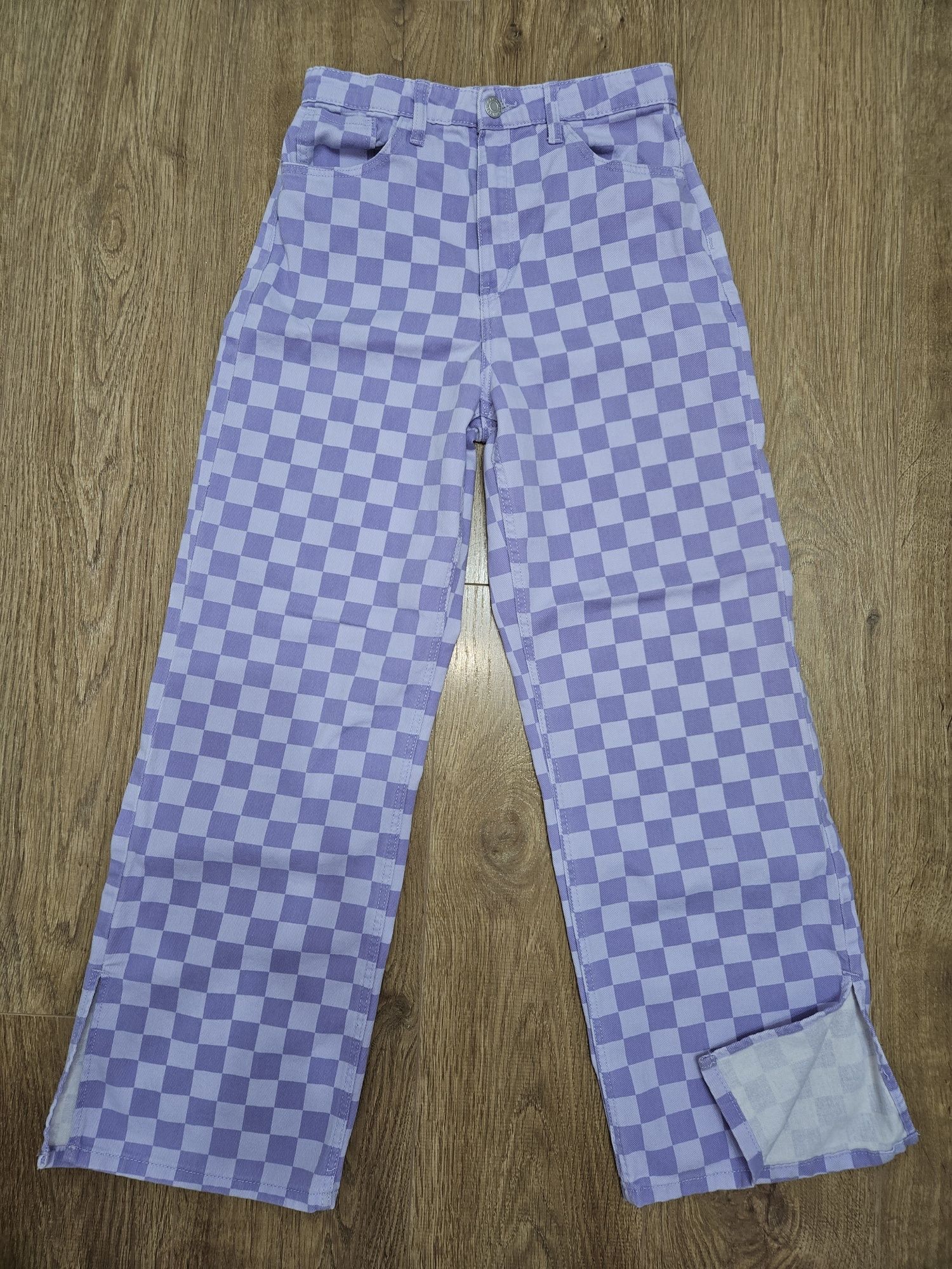 Pantaloni / blugi largi H&M, 12-13 ani (158 cm)