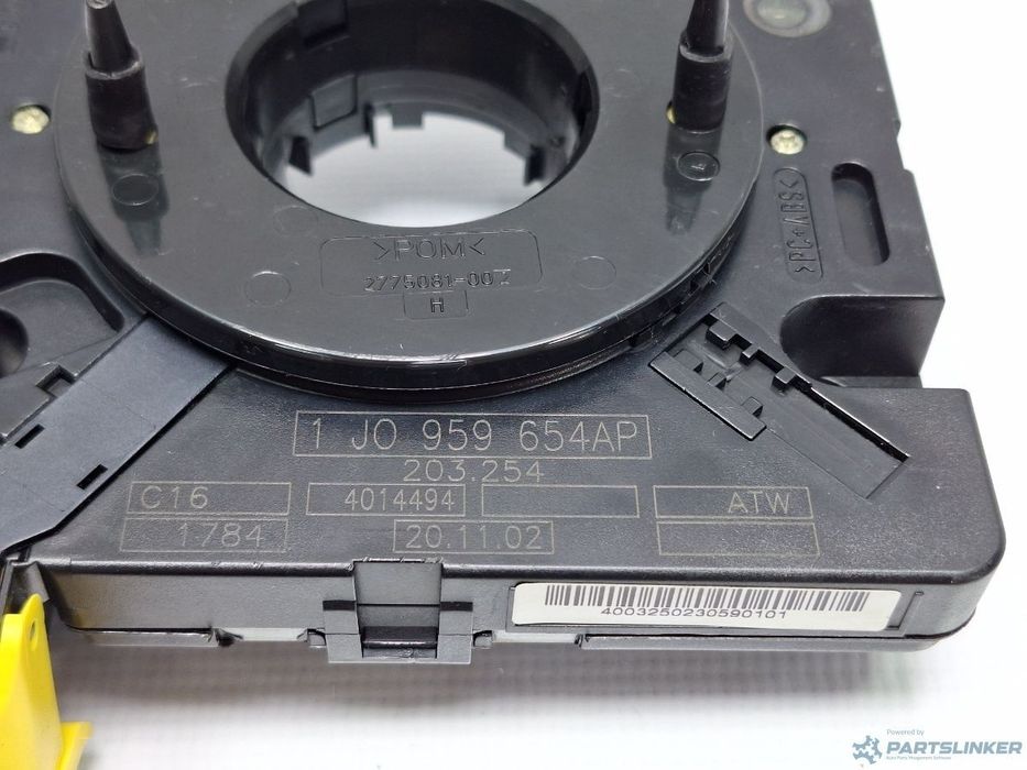 Spirala airbag / spirala volan VOLKSWAGEN GOLF IV (1J1) [ 1997 - 2007 ] 16V (AHW, AKQ, APE, AXP, BCA) 55KW|75HP OEM 1J0959654AP