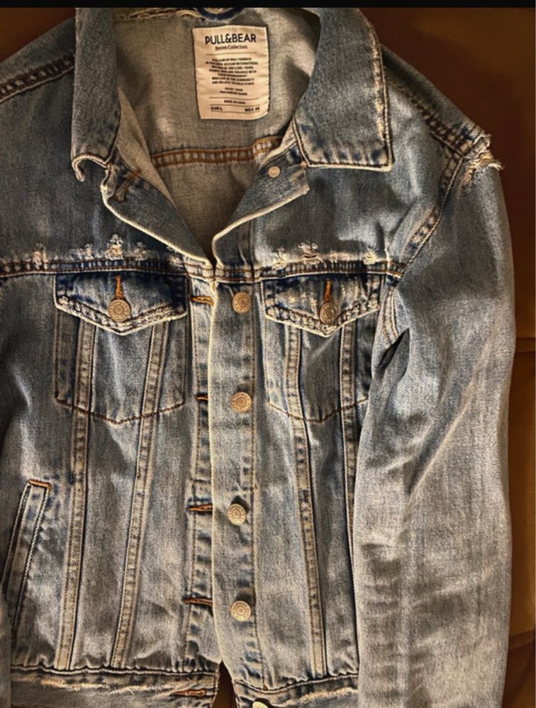 Geaca denim, Pull&Bear