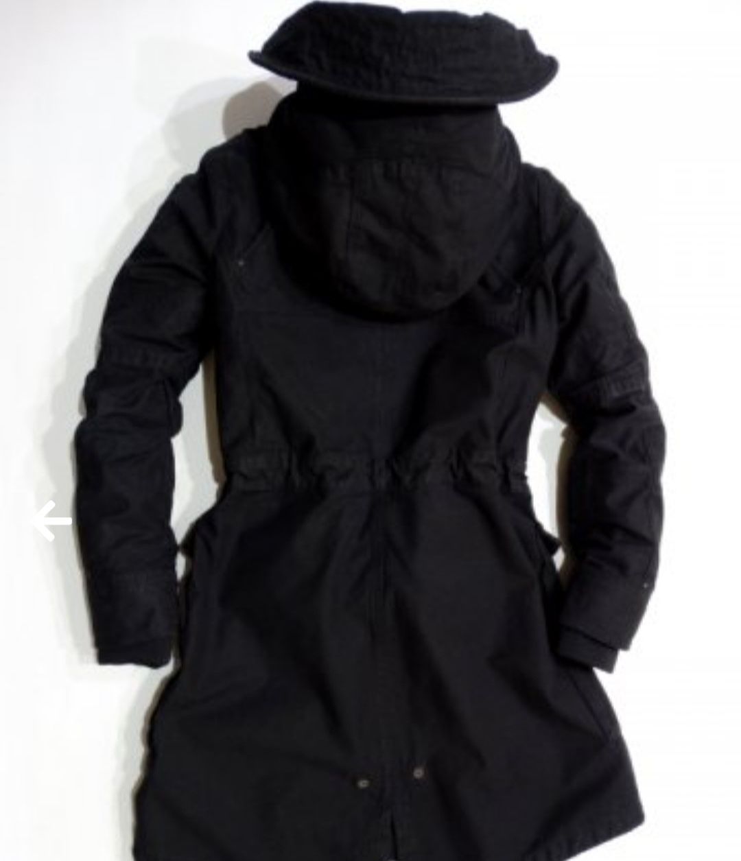 G-Star Raw Polar Duty Hooded Black Parka Дамска Парка Яке от Две Части