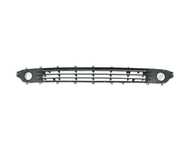 Grila bara fata Opel Corsa C si Combo 07.2000-10.2003 mijloc, neagra cu locas pentru proiectoare
