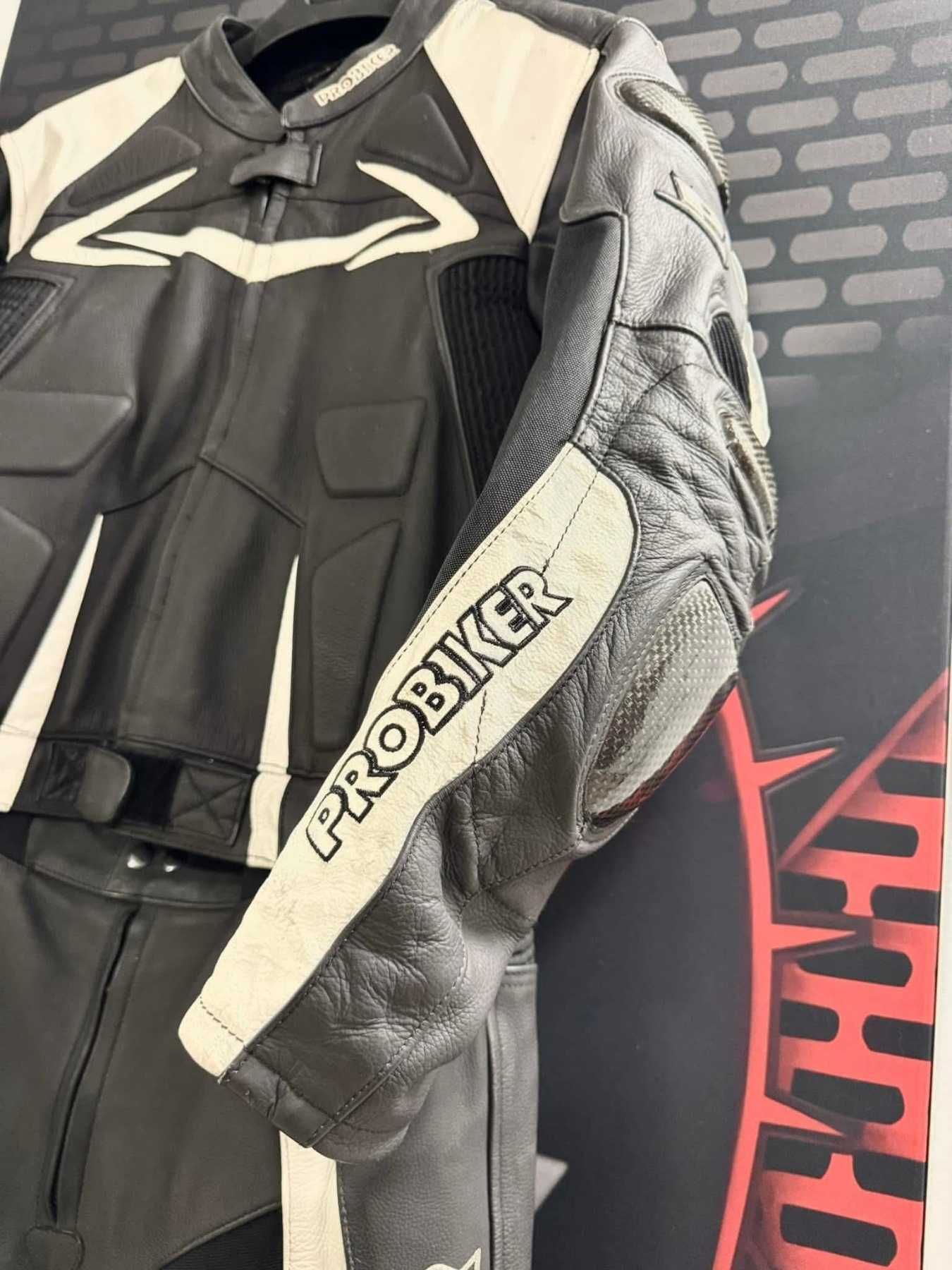 Кожен мото екип Probiker PRX-4 номер 50 на две части