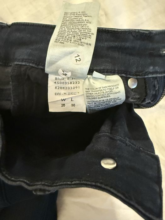 Blugi skinny talie medie Calvin Klein