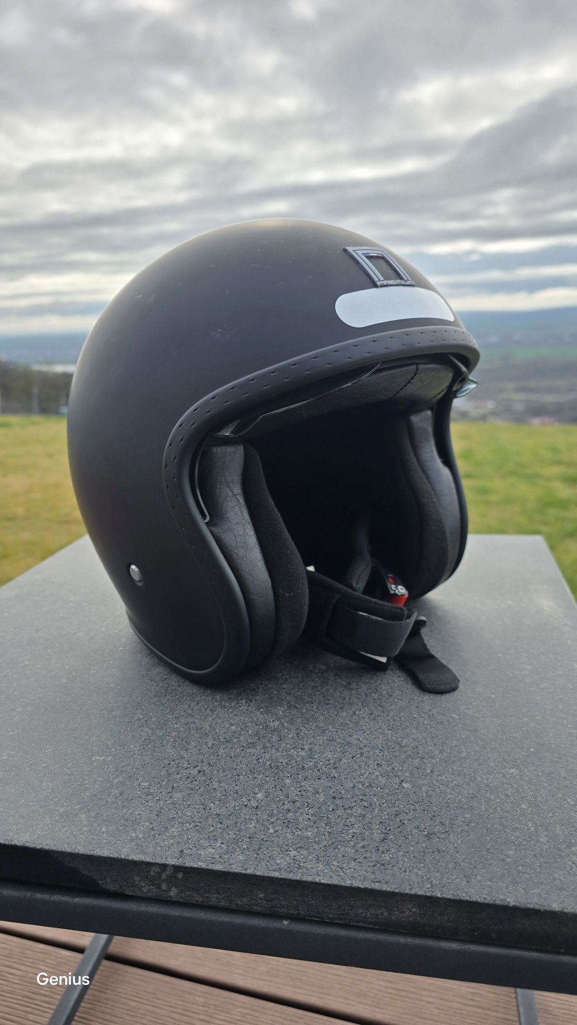 Casca moto open face Nox Premium