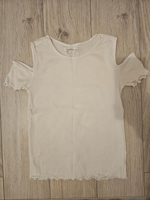 Tricouri / bluze  Zara, Reserved, albe, 152 cm, 11ani, 3 bucati