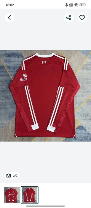 Тениска Ливърпул дълъг ръкав 2025/26