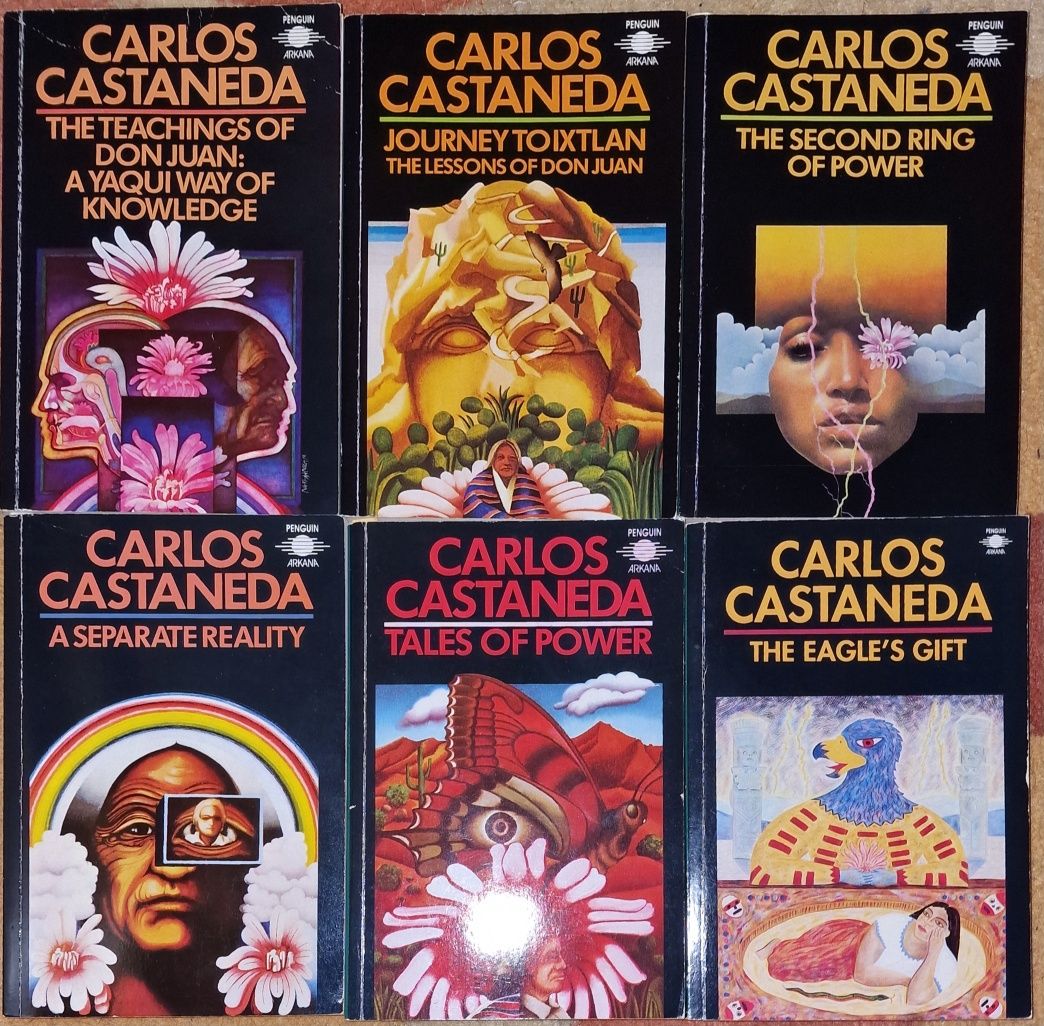 Carlos Castaneda, volumes 1→6. Карлос Кастанеда в оригинал, 1ви 6 тома
