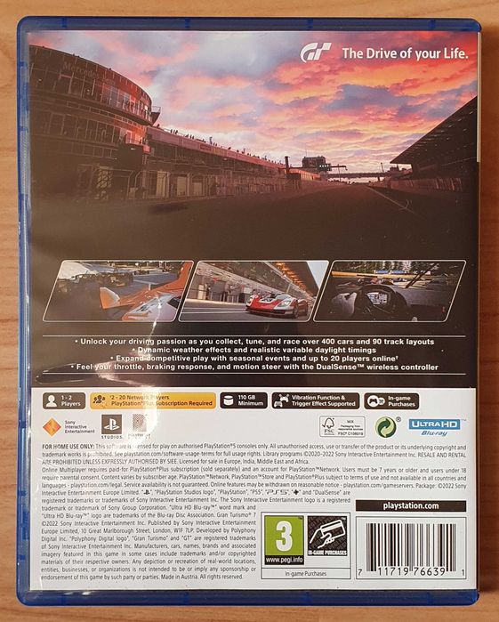 Gran Turismo 7 PS5 Playstation 5 Плейстейшън PS състезание коли игра