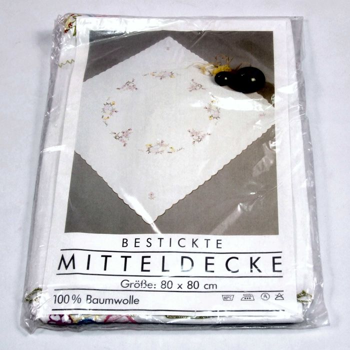 Fata de masa pt. Pasti, bumbac brodat, Germany, noua + CADOU