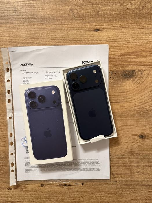 IPhone 17 PRO iSTYLE  Гаранционен като НОВ ! Deep Blue !