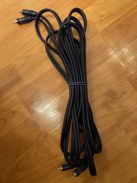 Cablu rca x2 5m.