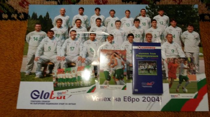 ЕВРО 2004 плакат и видиокасета